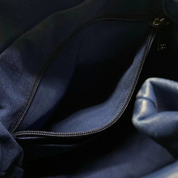 Auth CHANEL Matelasse A91273 Blue Lambskin Handbag - Picture 15 of 15